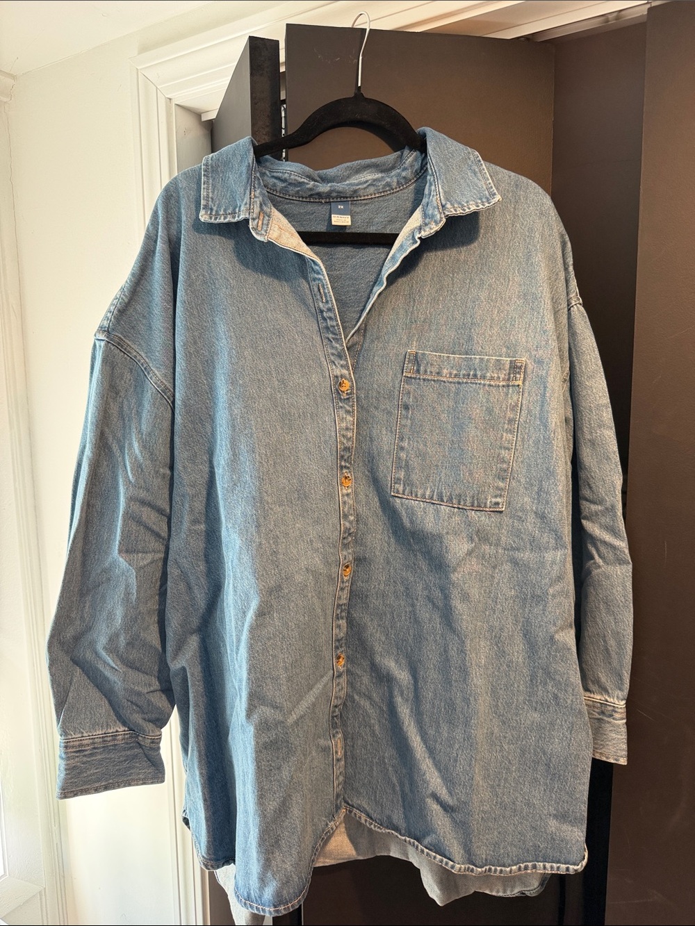 Old Navy Light Blue Denim Shirt